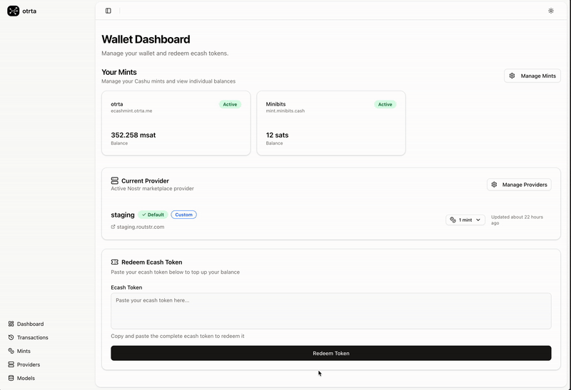 Routstr-Client Interface Demo