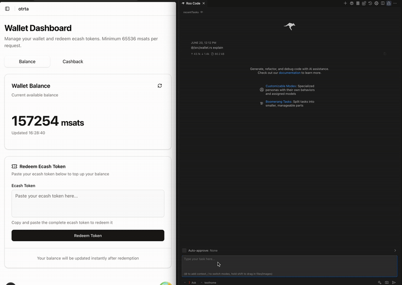 Roo Code multi-agent system in action